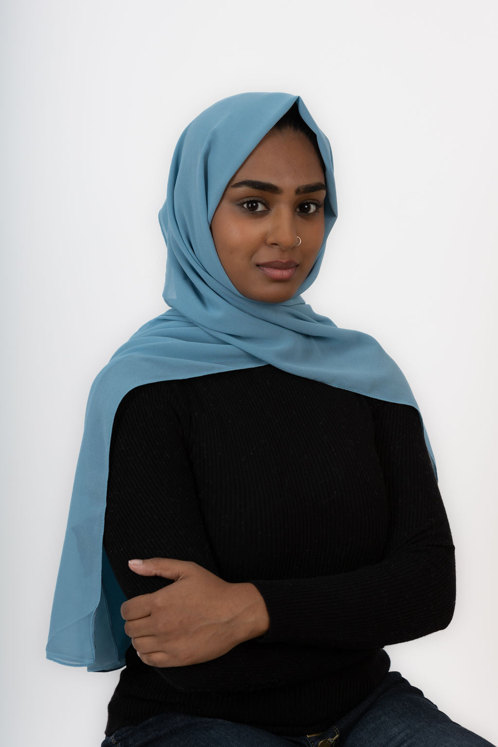 Ladies Plain Chiffon Hijab