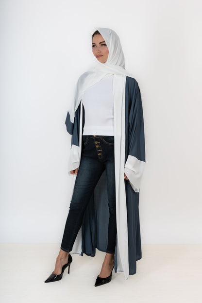 Open Abaya With Headscarf