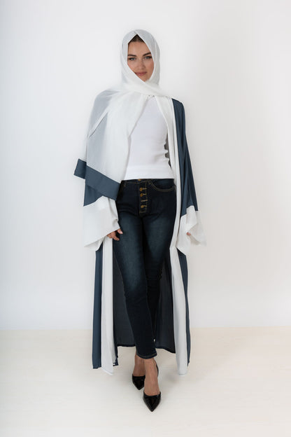 Open Abaya With Headscarf