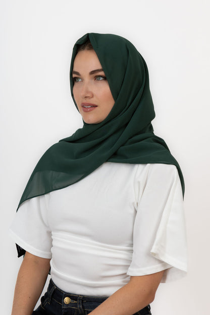 Ladies Plain Chiffon Headscarf